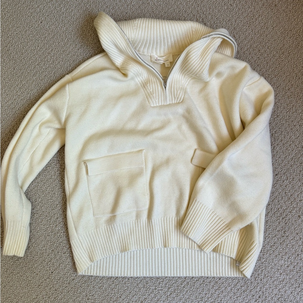 Anthropologie Cream Colored Pullover Sweater - Size M
